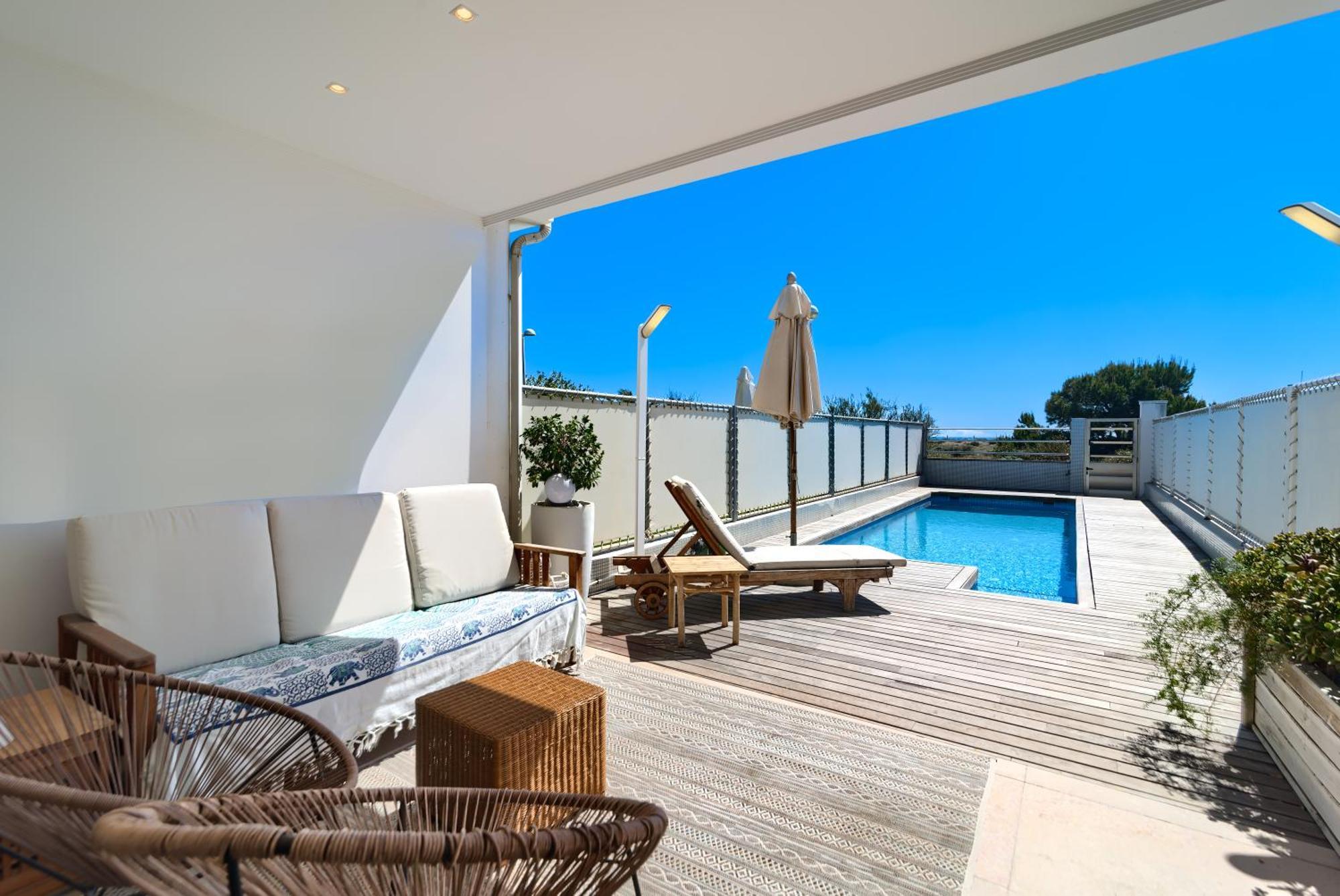 Ferienwohnung Casa Frente Al Mar Con Piscina Privada Sagunt Exterior foto