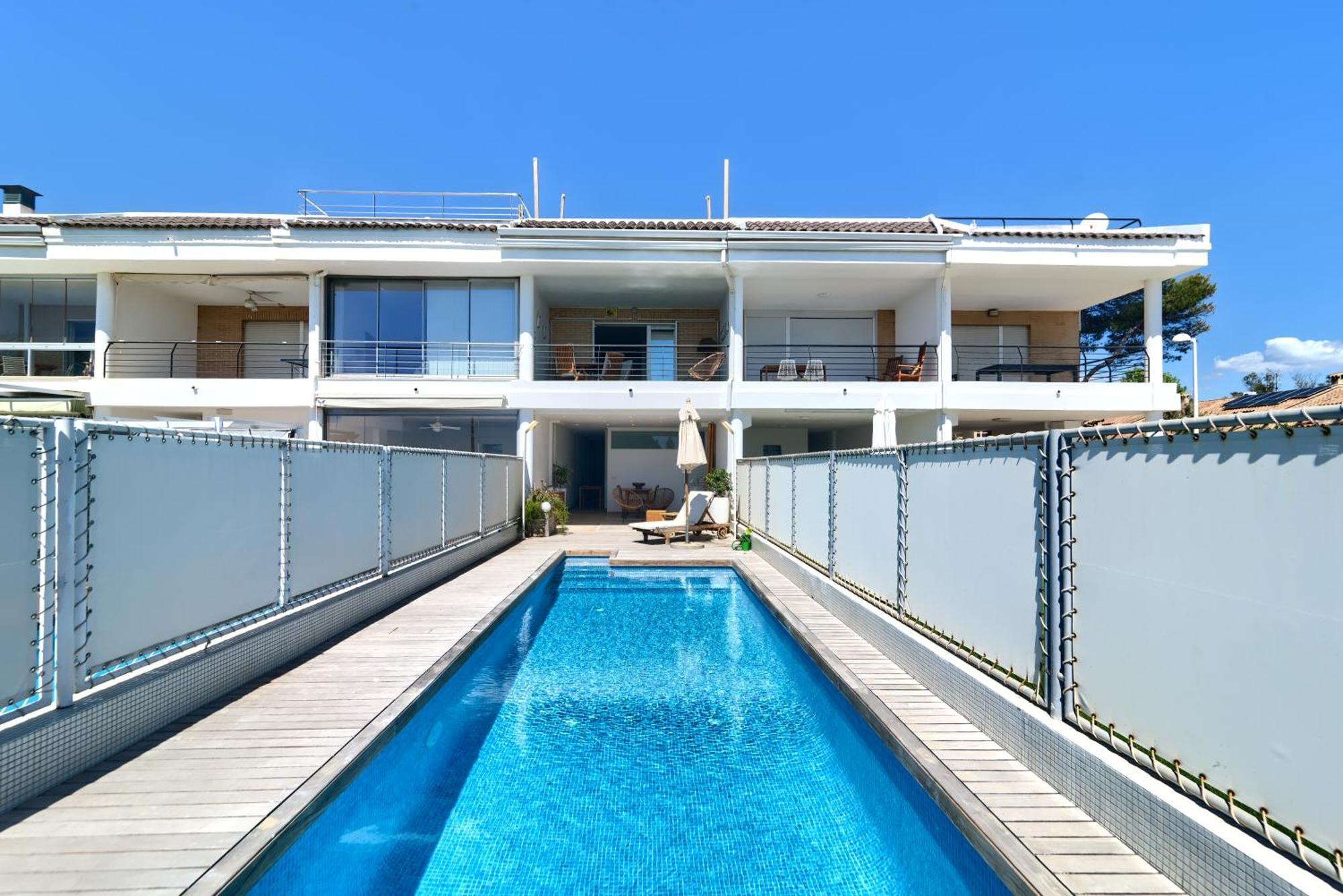 Ferienwohnung Casa Frente Al Mar Con Piscina Privada Sagunt Exterior foto